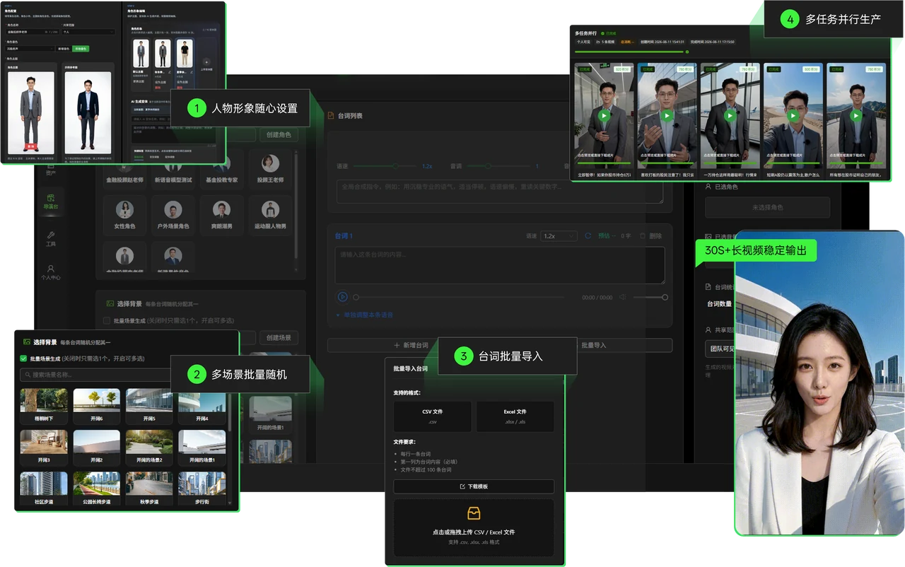 一键投放界面